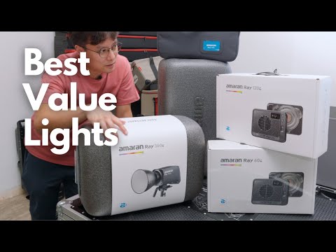 FULL Review: Amaran Ray 60C, 120C, 360C & 660C — Brightness Tests, Color Accuracy & Real Comparison