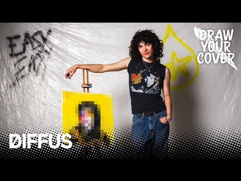 Conan Gray paints his "Found Heaven" album cover | DIFFUS
