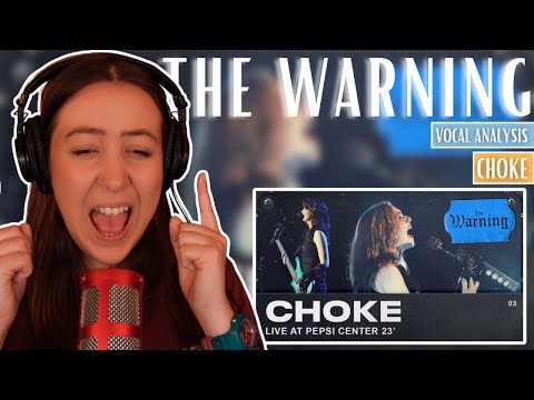 THE WARNING performing CHOKE (Reaction & Analysis) | Jennifer Glatzhofer