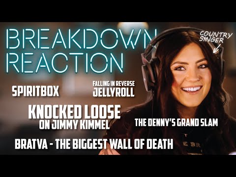 Country Singer Reacts to BRUTAL Breakdowns (and one Bilmuri song)