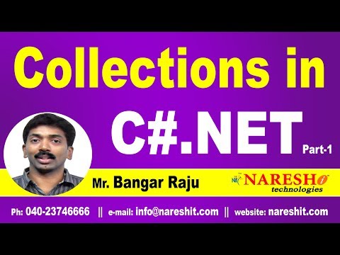 Collections in C# Part-1 | C#.NET Tutorial | Mr. Bangar Raju