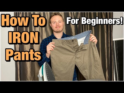 How To IRON Pants For Beginners! - Ironing Pants Step By Step