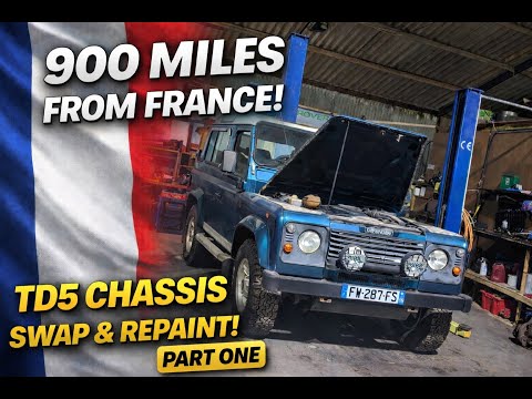 From France to the UK: Saving a TD5 Defender 90 with a New Chassis
