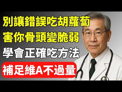 胡蘿蔔這樣吃才對！補A護眼又不傷骨，營養師教你3重點