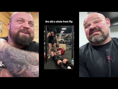 Reacting with Eddie to some strong people | Brian Shaw
