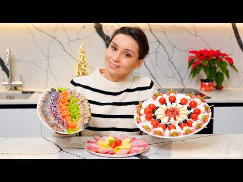 Как КРАСИВО подать рыбу, колбасу и сыр на праздничный стол!