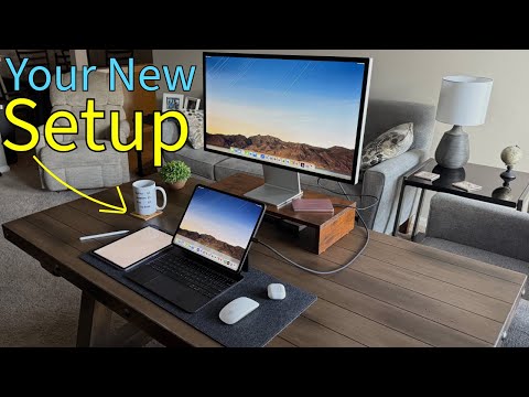 The BEST desk setup for iPad Pro work and productivity!!