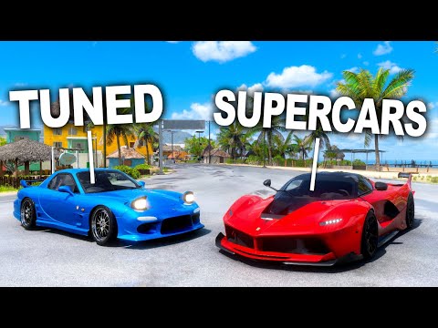 Tuned Cars vs Supercars! - Forza Horizon 5