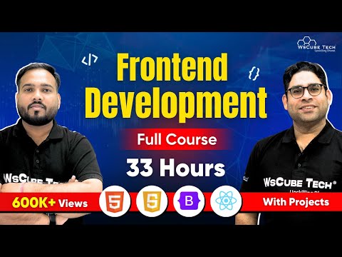 Frontend Development Full Course for Beginners using REACT JS (33 Hours)