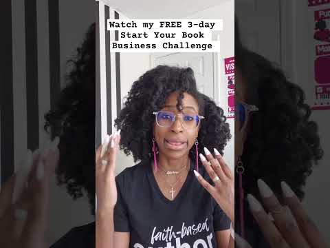Watch my FREE 3-day Start Your Book Business Challenge - ChristianBusinessToolkit.com #shorts
