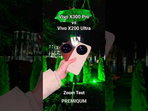 Vivo X300 Pro vs Vivo X200 Ultra Zoom Comparison Low Light! ☂️