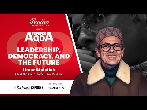 LIVE: Omar Abdullah Interview: Security, Politics & the Road Ahead for J&K | Express Adda Live