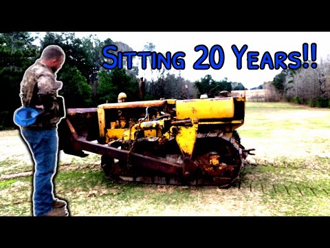 WILL IT START?? Caterpillar D4 Dozer (Sitting 20 Years!!)