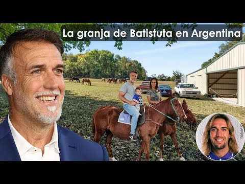 La granja de Batistuta en Argentina – De guerrero del fútbol a una vida tranquila de reflexión