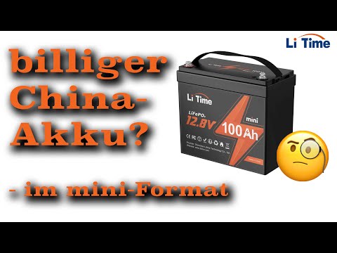 🧐 Smallest cheap Chinese battery? | Li Time LiFePO4 100Ah mini test | Micha's workshop