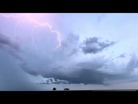 Thunderstorm with Lightning over Lake Erie July 22 2024