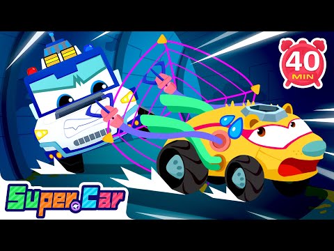 迷你車大追捕 🚓🚗｜誰能抓住狡猾的壞蛋？｜交通安全 🚦｜勇敢冒險 🏁｜兒童互動故事 🎉｜超級汽車 🚗