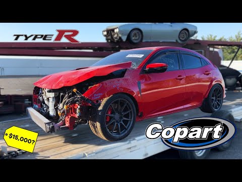 REBUILDING A WRECKED TYPE R FROM AUCTION!