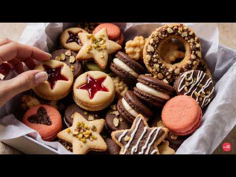 Cookies Box 🎁 12 Types of COOKIES 🍪 from one dough!