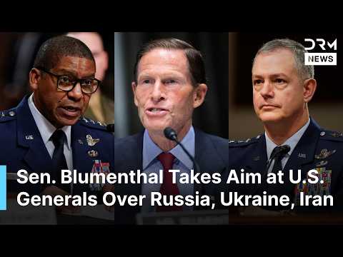 "These Are Not Mistakes" – Sen. Blumenthal Grills U.S. Generals Over Russia, Ukraine, Iran | AC1N