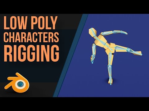 Rigging a Low Poly Person | Blender 2.8 | Beginners
