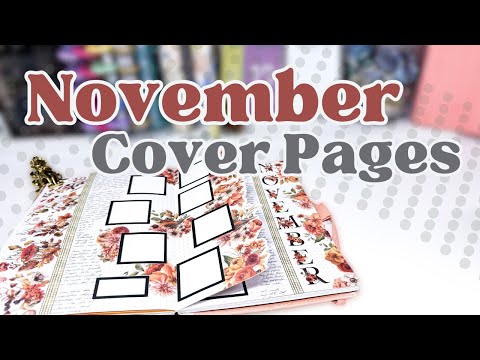 Creative Journal Setup & Plan With Me November 2024 [Dutch Door Spread]
