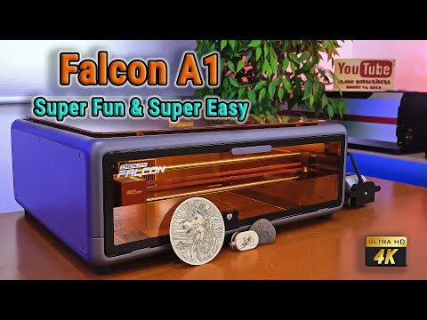 Falcon A1 Project- Super Fun & Super Easy #creality #falcona1 #laser