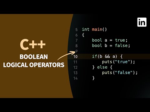 C++ Tutorial - Boolean logical operators (TRUE / FALSE)