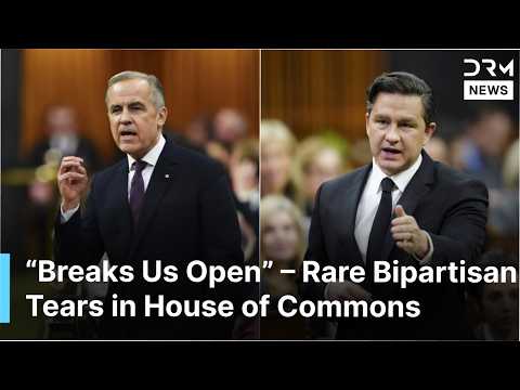 PM Carney and Opposition Leader Pierre Speak After Tumbler Ridge Shooting | DRM News | AC1F