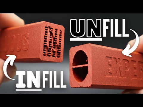 Is an UNfilled 3D Print Stronger than an INfilled 3D Print?