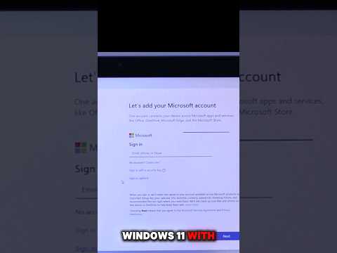 Bypass Microsoft Account #windows11installation #nomicrosoftaccout