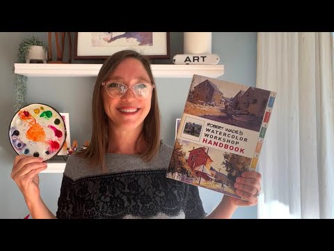 My limited watercolor palette - 10 colors I can't live without + BONUS Robert Wade tip