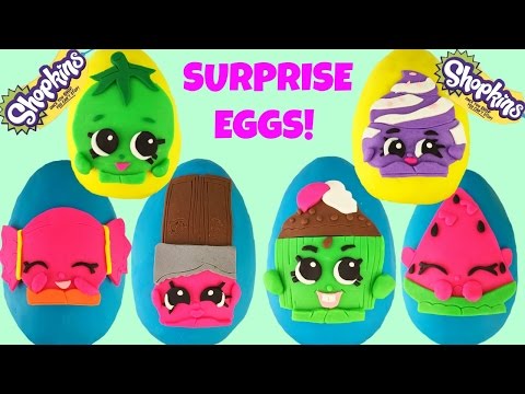 SIX SHOPKINS SURPRISE EGGS | Season 1 2 3
