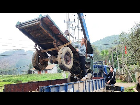 Girl Buys and Restores a Villager's Truck After Many Years of Unuse