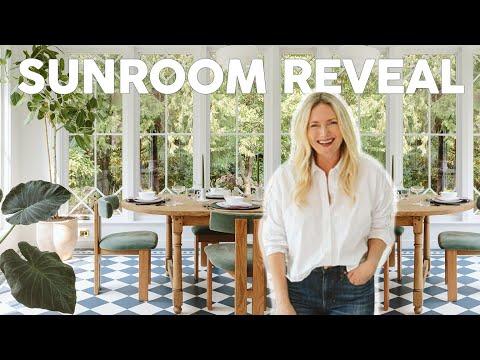 How Emily Henderson Built a Bold & Classic Sunroom in Her Modern Farmhouse