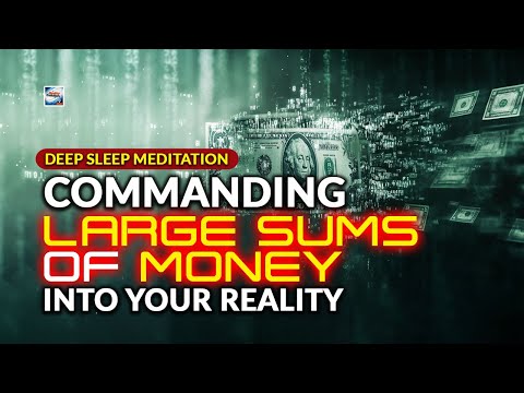 Deep Sleep Meditation - Commanding Large Sums Of Money Into Your Reality