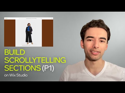 Create a scrollytelling section using color and imagery (Part 1) | Wix Studio