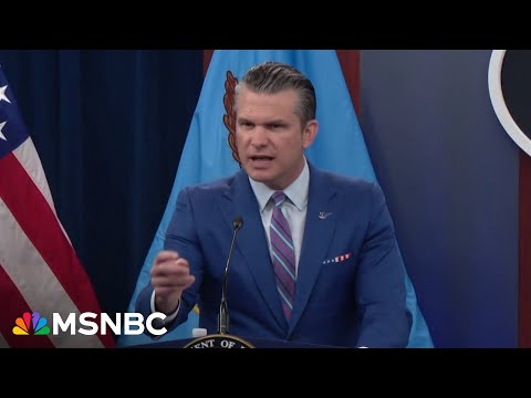 Nicolle Wallace breaks down Pete Hegseth’s meltdown and tantrum at Pentagon press conference