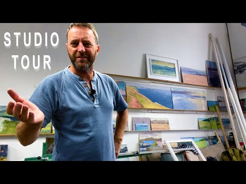 Studio Tour | getting ready for exhibition
