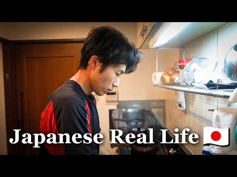 [Vlog] The daily life of a Japanese man🗾 | Staying healthy on weekends | Cooking | Hamburger steak