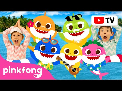 Summer Baby Shark Dance and more | Compilation | Baby Shark Swims to the TOP | Pinkfong Official