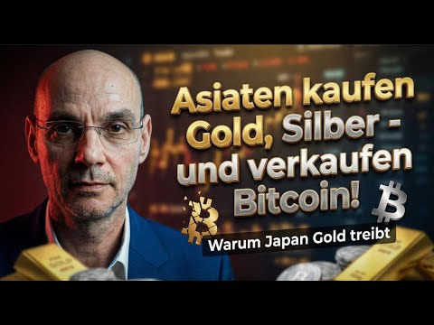 Asiaten kaufen Gold, Silber - und verkaufen Bitcoin! Videoausblick