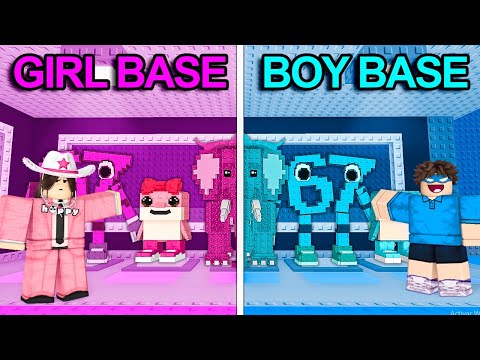 GIRLS VS BOYS In Steal A Brainrot!
