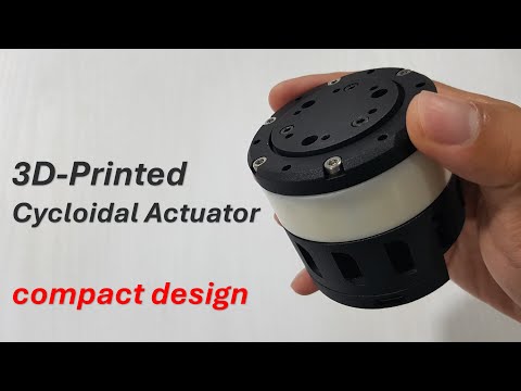 I Built a Cycloidal Actuator from Scratch (open source)