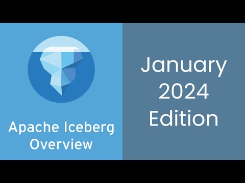 Apache Iceberg Overview (Jan 2024 Edition) - Architecture, Ecosystem, and more!