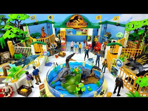 CONSTRUYE TU PROPIO JURASSIC WORLD REBIRTH CON ESTE ZOOLOGICO DE DINOSAURIOS.