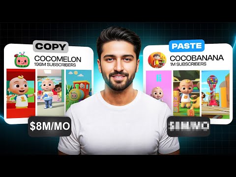 I Copied CocoMelon $8M/Month Channel Using AI (Full Course)