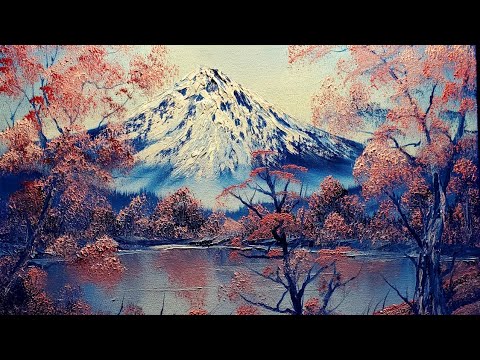 Mt. Fugi Oil Painting - Wet on Wet Style