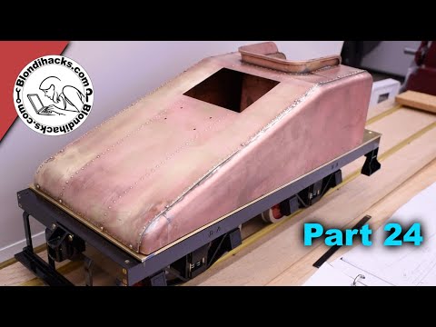 Finishing the Tender Tank - Pennsylvania A3 Switcher, Part 24