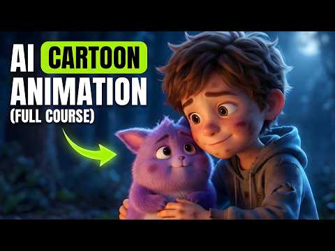 Make a Full 3D Cartoon Animation with FREE AI (Consistent Characters + Lip Sync)